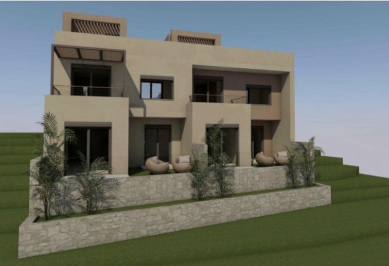 Paralia Kourna Kreta, Paralia Kourna: Schöne Maisonette im Bau zu verkaufen Wohnung kaufen